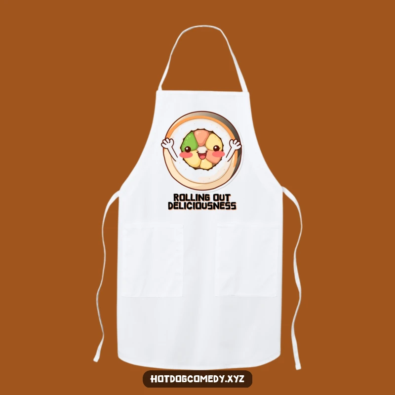 Funny Sushi Chef Apron: Cheerful Cooking for Foodie Fun