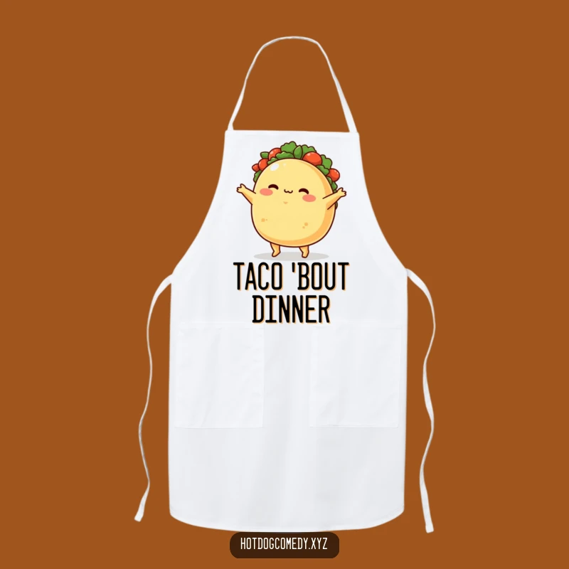 Funny Taco Apron: Blushing Taco Jig for a Cheerful, Funny Kitchen Gift