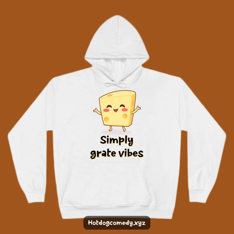 Funny Cheese Dance Hoodie: Cozy Wiggling Cheese Design for a Warm, Funny Gift