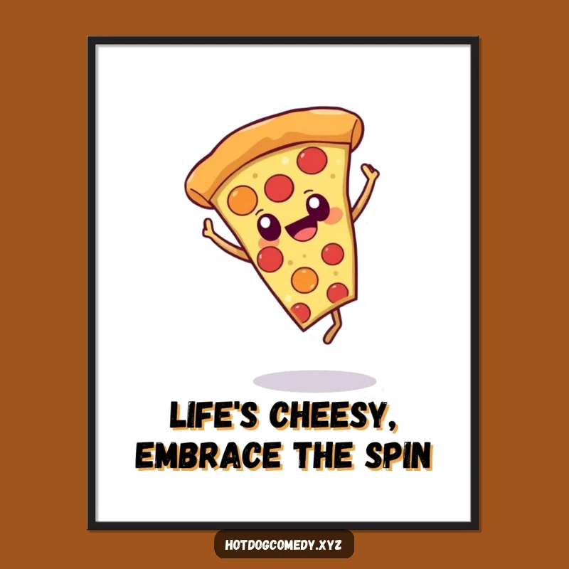 Free Printable Pizza Wall Art: Funny Foodie Downloadable Poster for Kitchen Decor