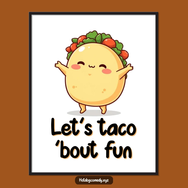 Free Printable Funny Taco Wall Art - Plump Jig Downloadable Decor