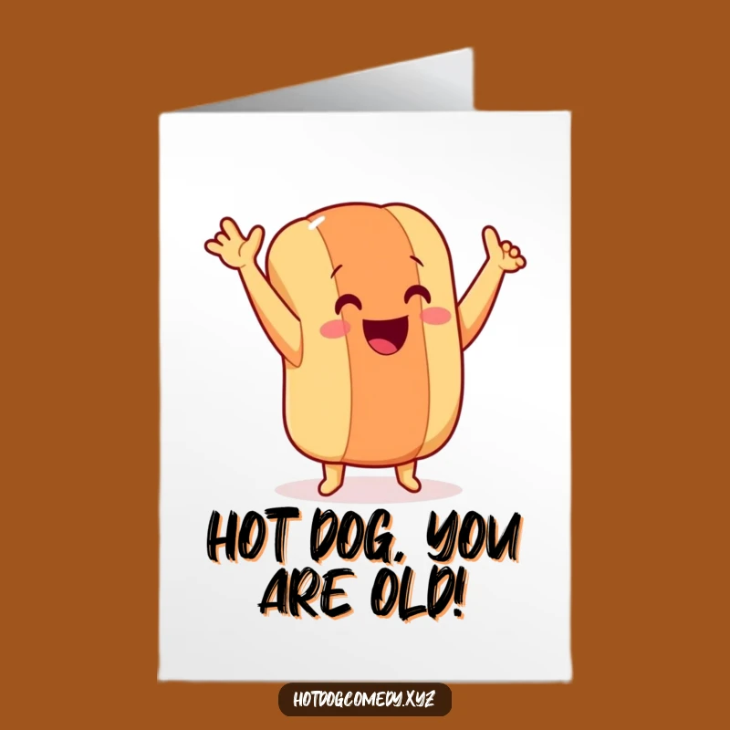 Free Printable Hot Dog Dancing Birthday Card - Funny Downloadable Gift for Him or Her