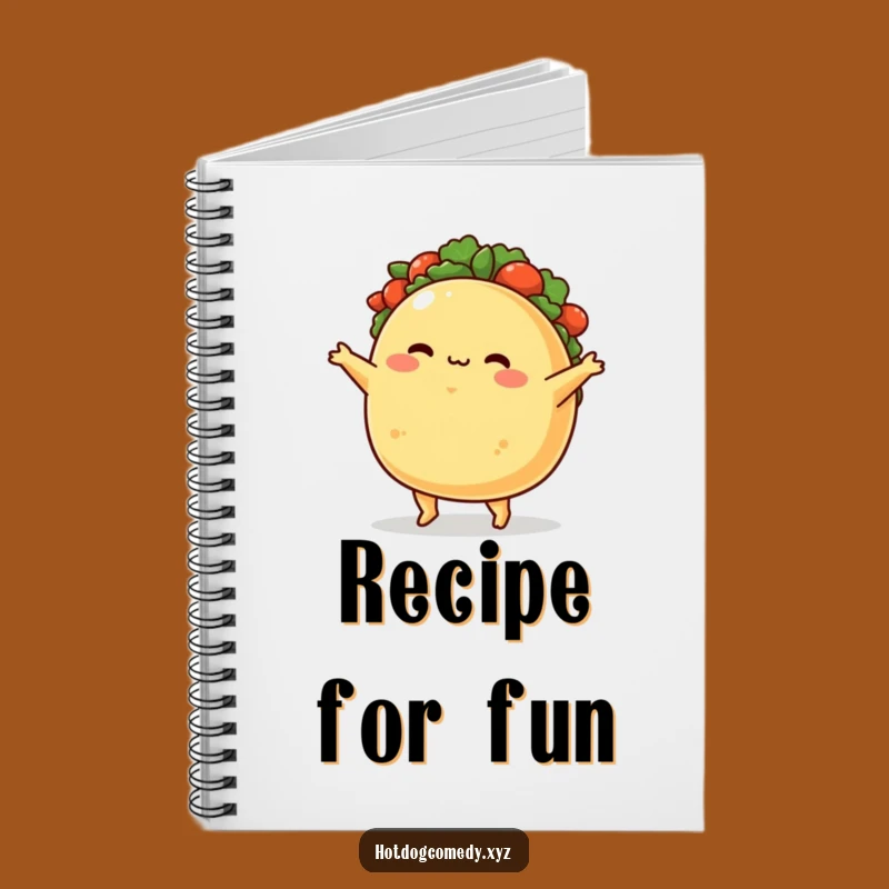 Funny Taco Notebook: Blushing Taco Jig for Jotting Notes with Funny, Creative Flair